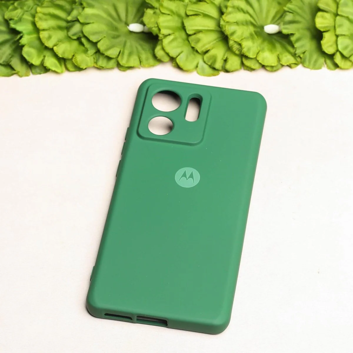 Dark Green Camera Original Silicone case for Motorola Edge 40 - Image 2