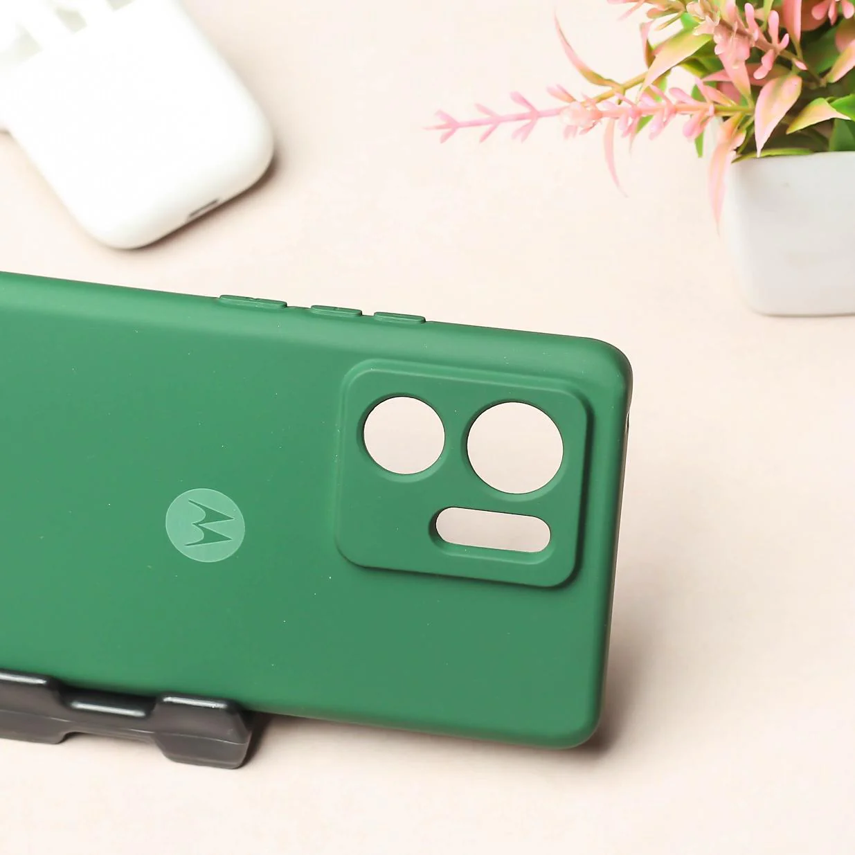 Dark Green Camera Original Silicone case for Motorola Edge 40 - Image 3