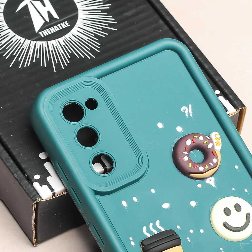 Green COFFEE (ALWAYS HAPPY) Silicone case for Oneplus NORD - Image 4