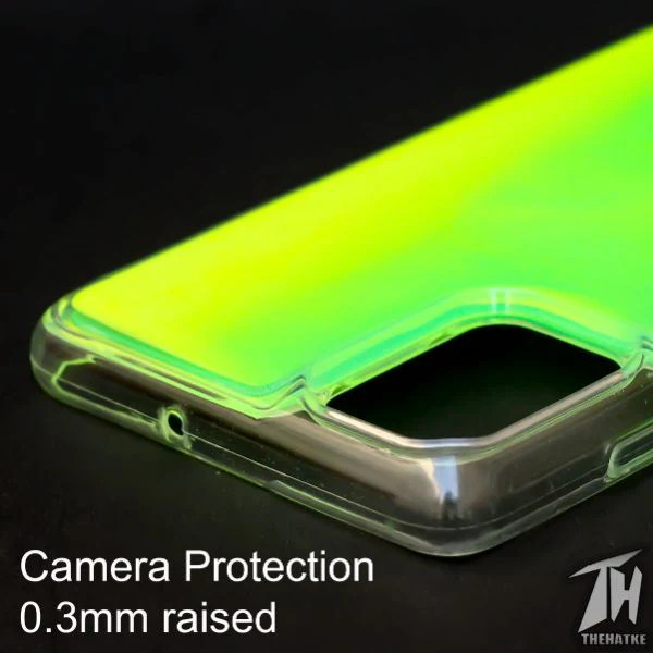 Green Glow in Dark Silicone Case for Samsung m31s - Image 4