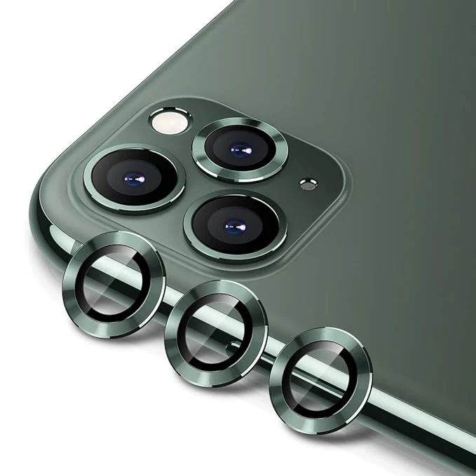 Green Metallic camera ring lens guard for Apple iphone 15 Pro Max - Image 7