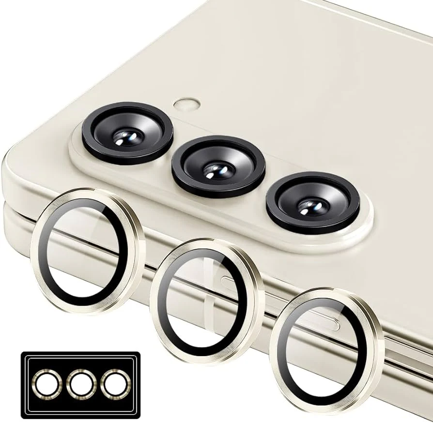 Green Metallic camera ring lens guard for Samsung Galaxy Z Flip 6 - Image 2