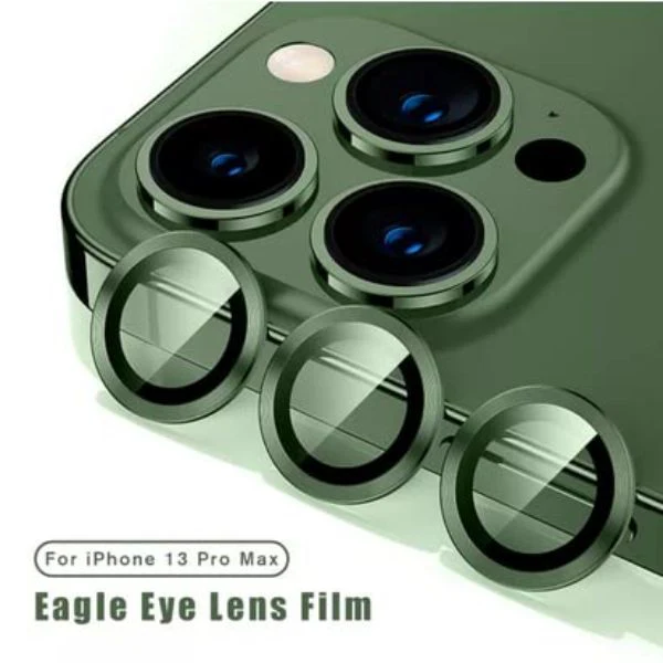 Green Metallic camera ring lens guard for Apple iphone 12 Pro