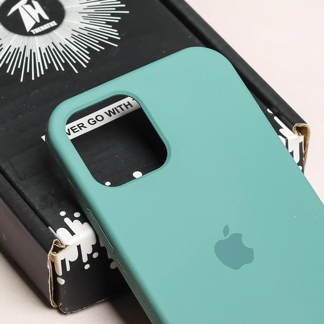 Green Original Silicone case for Apple iphone 12 Mini - Image 4