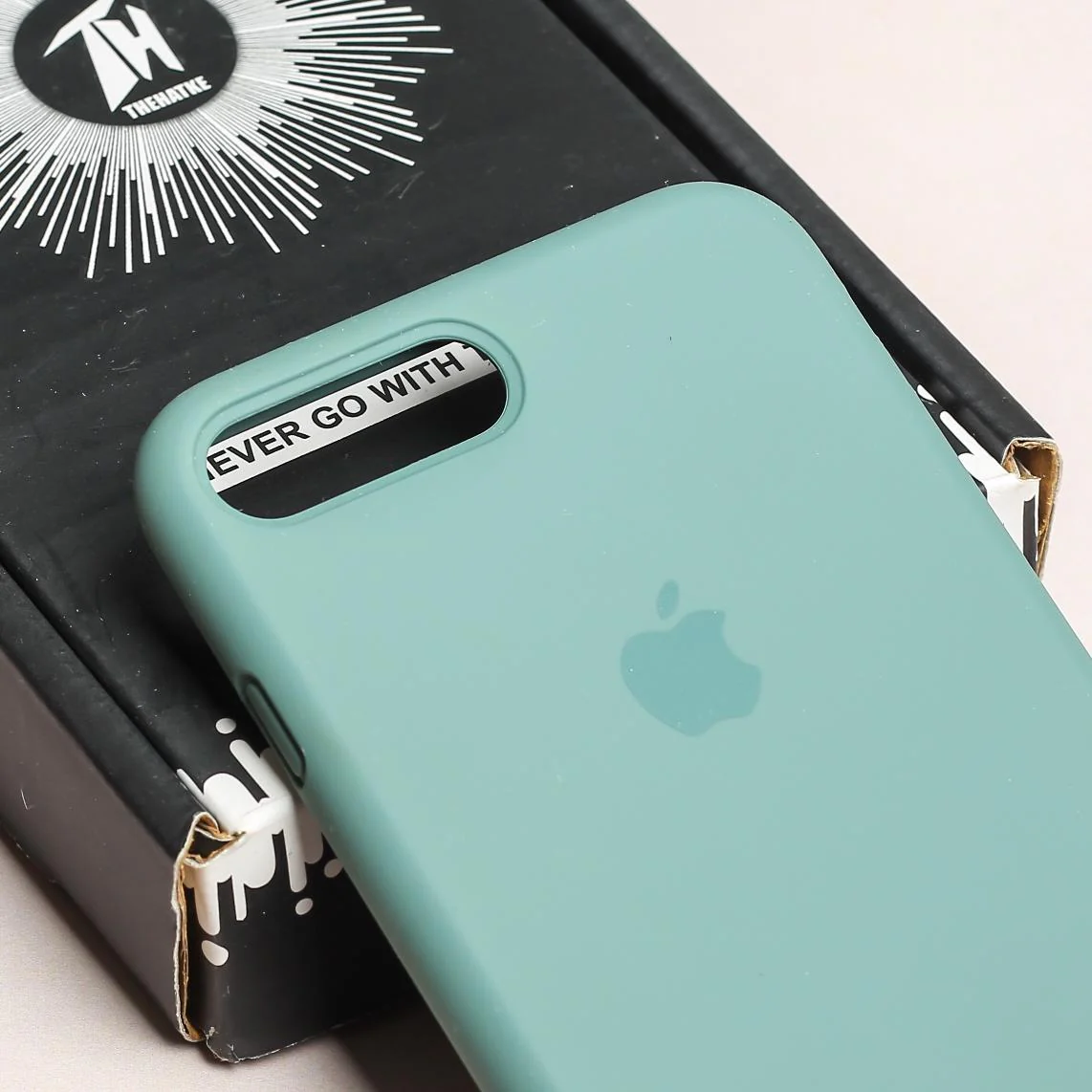 Green Original Silicone case for Apple iphone 7 plus - Image 4