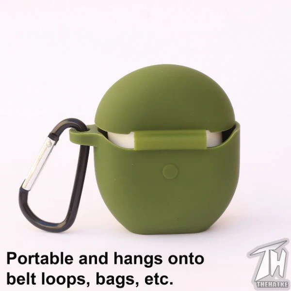 Green Silicone case for Oneplus Buds - Image 2