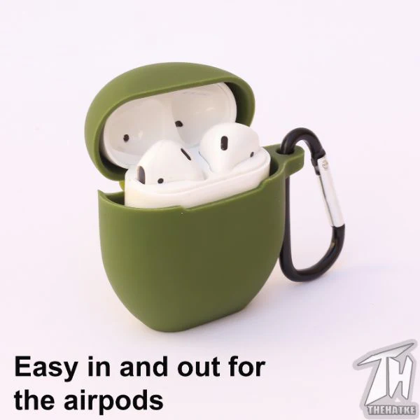 Green Silicone case for Oneplus Buds - Image 3
