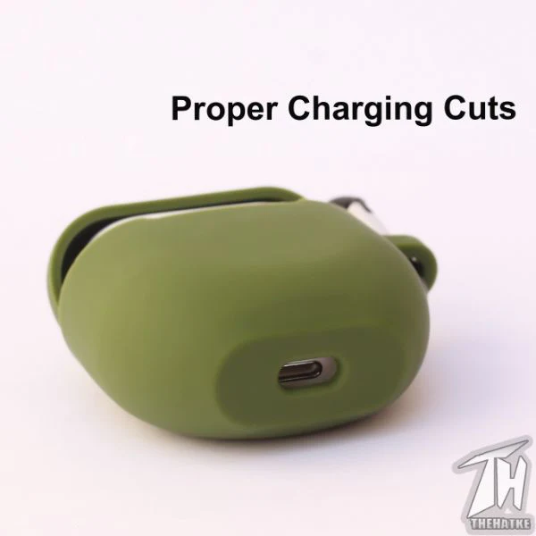 Green Silicone case for Oneplus Buds - Image 5