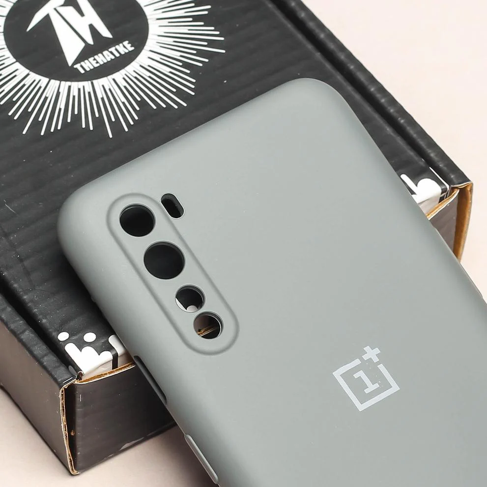 Grey Camera Original Silicone case for Oneplus Nord - Image 4