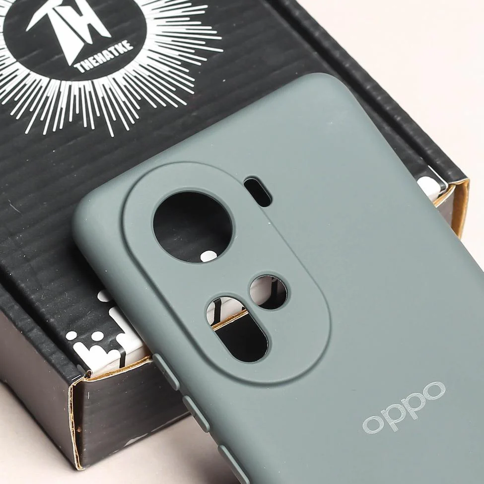 Grey Camera Original Silicone case for Oppo Reno 11 - Image 4