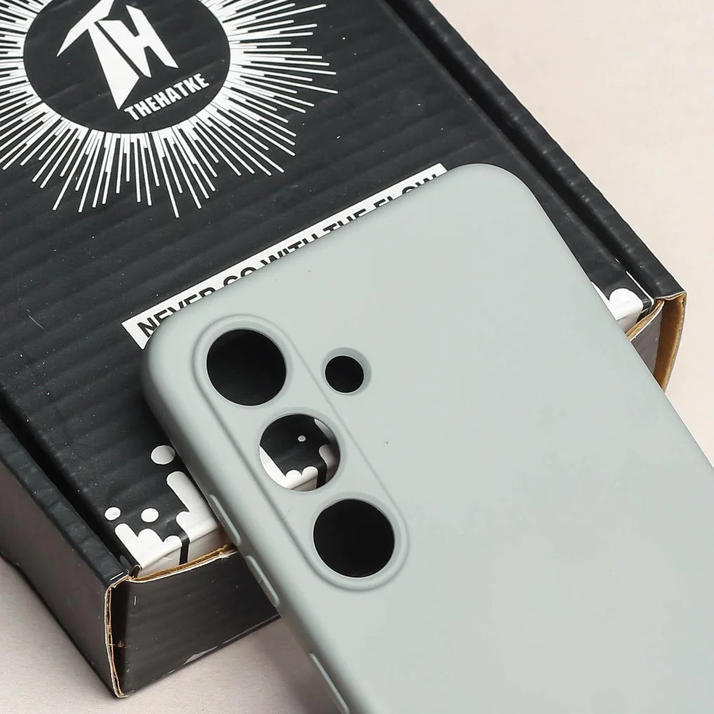 Grey Camera Original Silicone case for Samsung A17 - Image 4