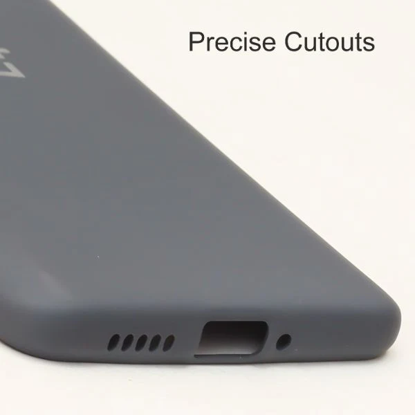 Grey Original Camera Silicone case for Oneplus 7T - Image 5