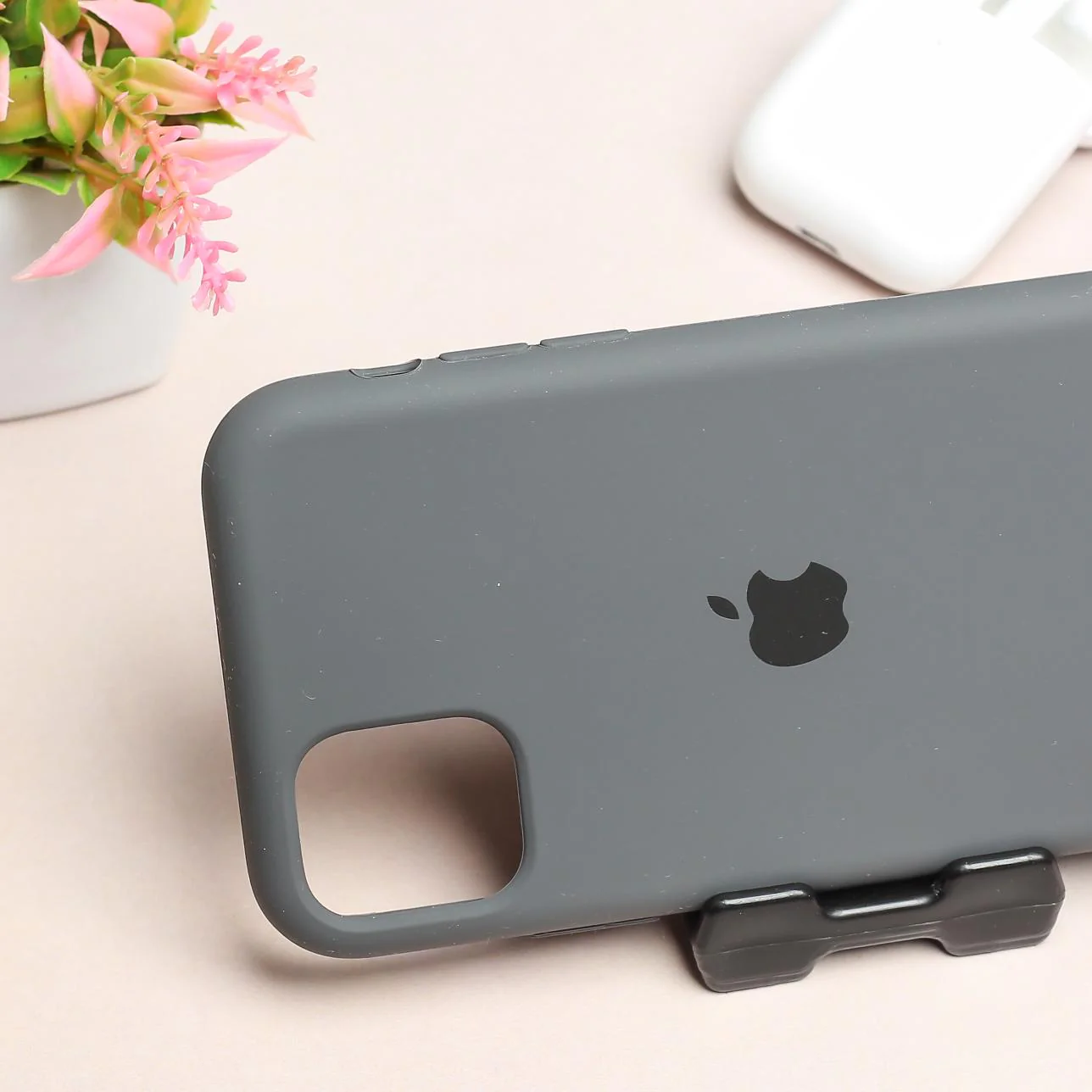 Grey Original Silicone case for Apple Iphone 12 Mini - Image 3
