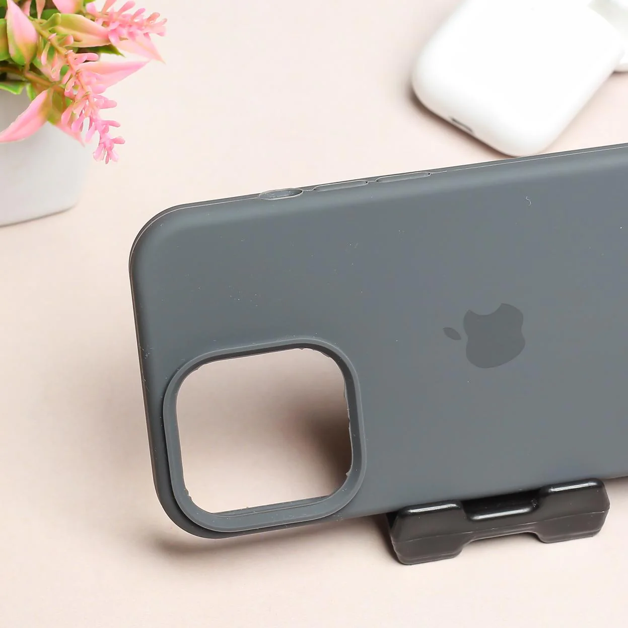 Grey Original Silicone case for Apple IPhone 13 Pro Max - Image 3