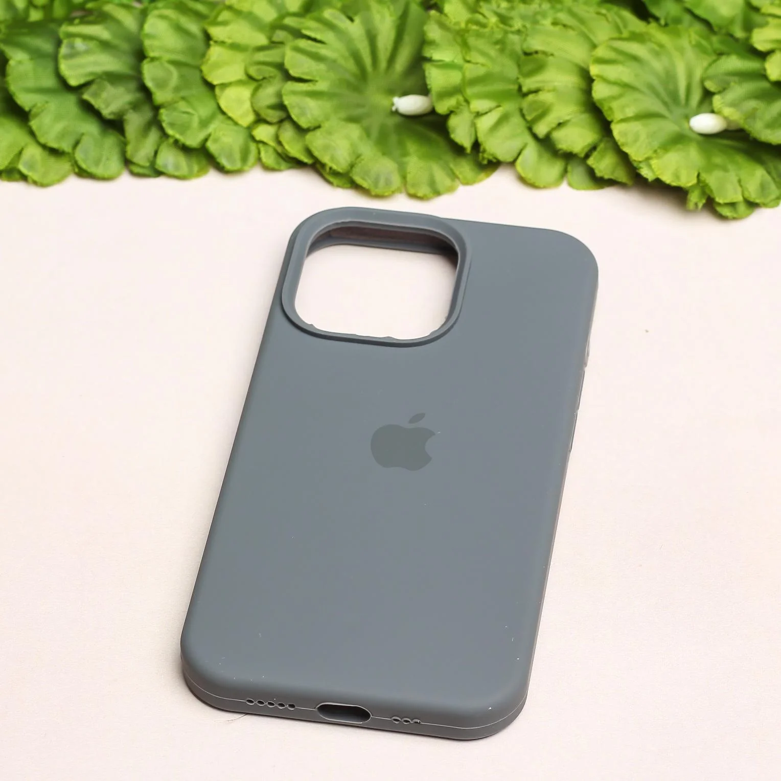 Grey Original Silicone case for Apple Iphone 15 Pro - Image 2