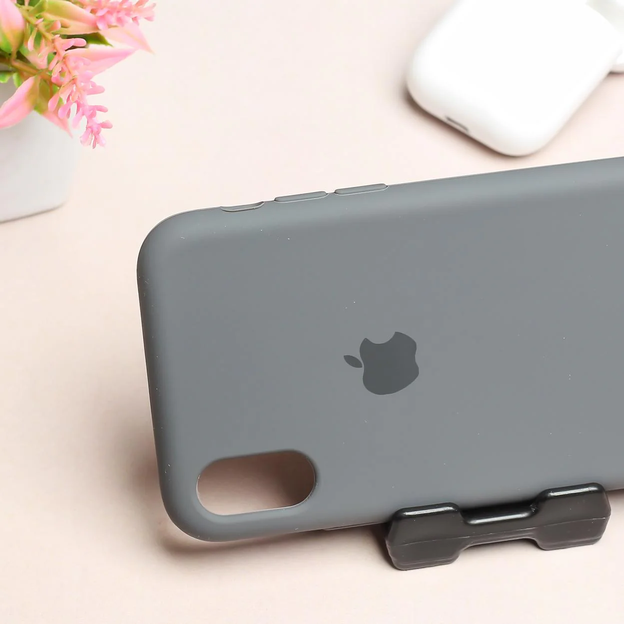 Grey Original Silicone case for Apple Iphone X/Xs - Image 3