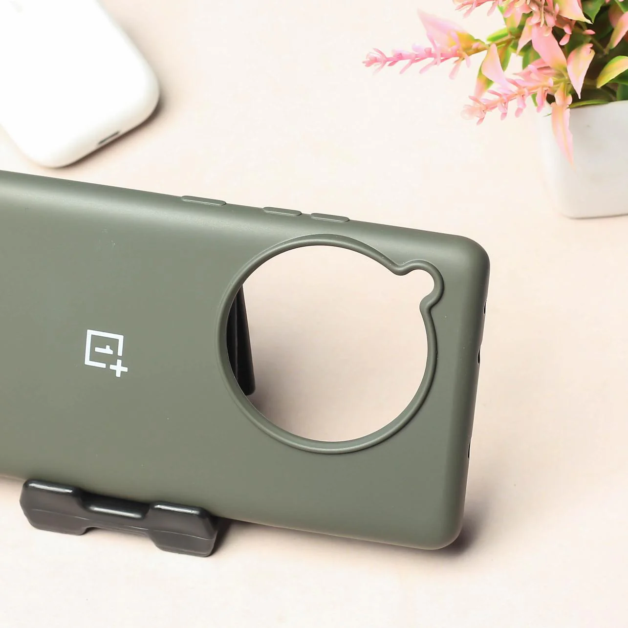 Grey Original Silicone case for Oneplus 12R - Image 2