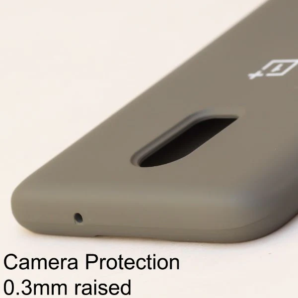 Grey Original Silicone case for Oneplus 6T - Image 4