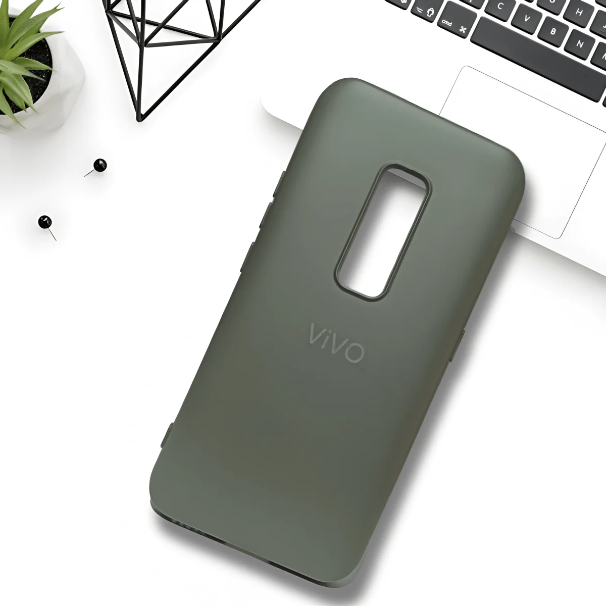 Grey Original Silicone case for Vivo V17 Pro