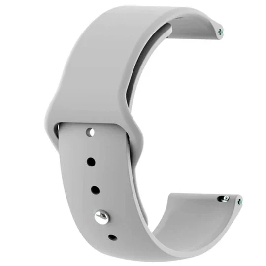 Grey Plain Silicone Strap For Watch Series 8 (42mm/44mm/45mm/46mm/49mm)