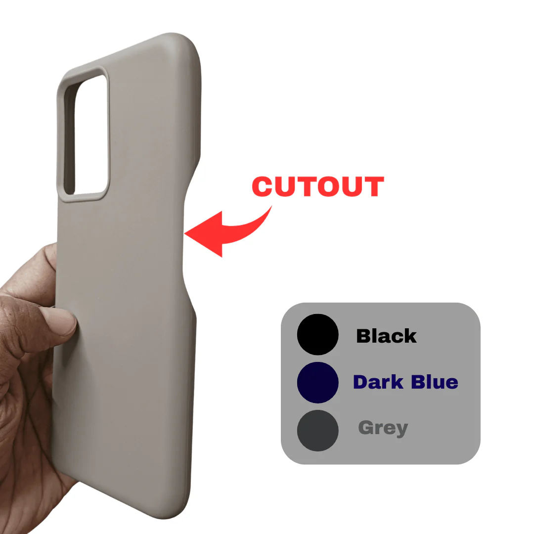Grey Silicone Case for Oneplus Nord Ce 2 Lite - Image 2