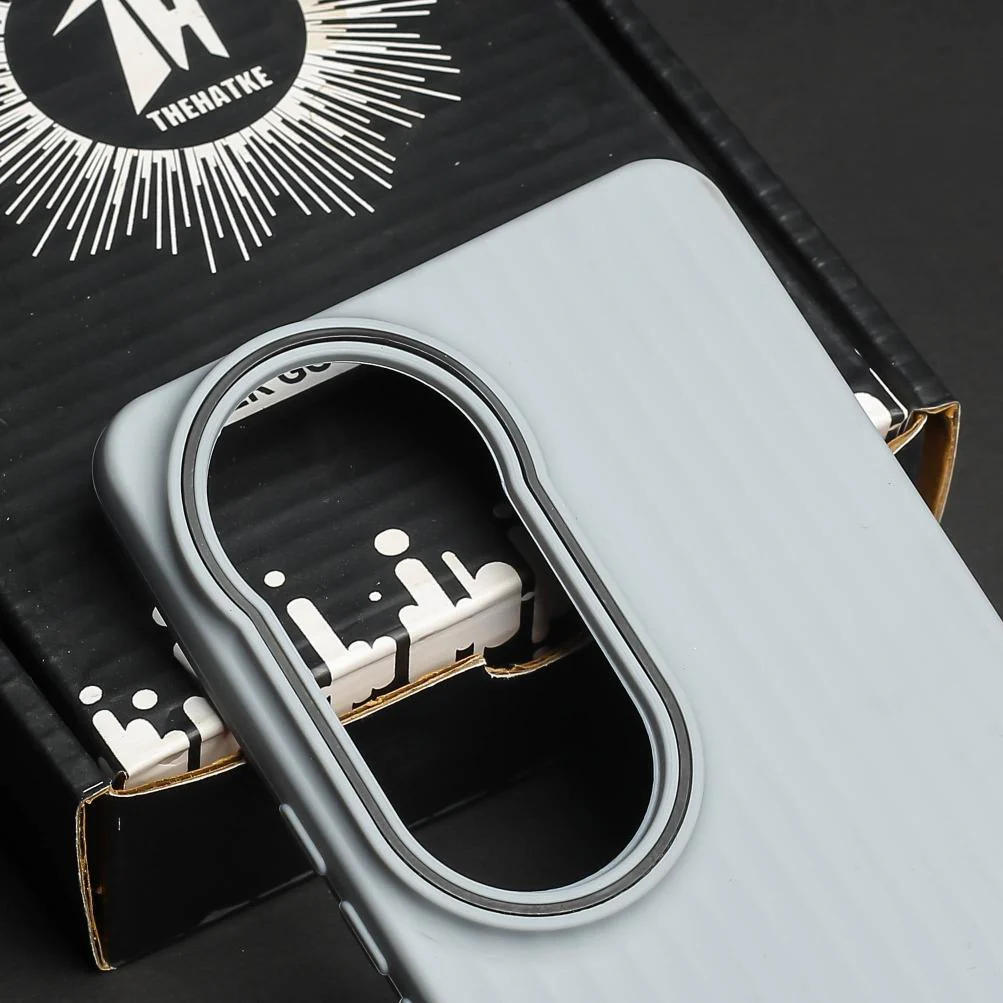 Grey SleekLine Silicone Case for Vivo V50 - Image 4