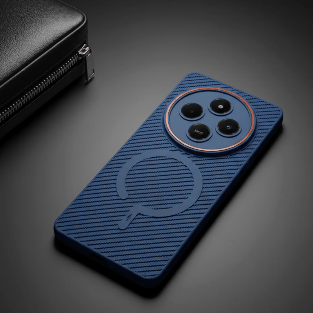 Gripon Dark Blue Silicone Case for REDMI A4