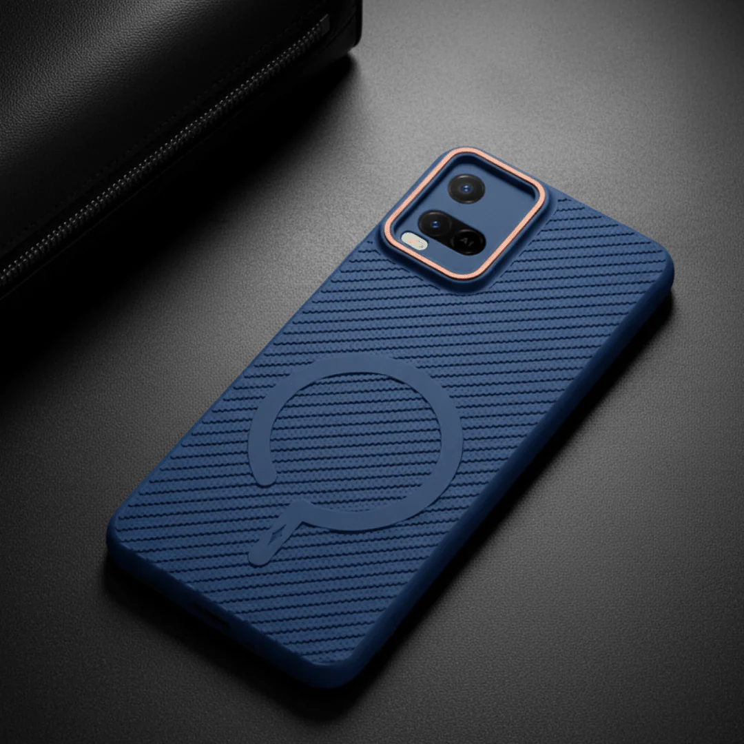 Gripon Dark Blue Silicone Case for Vivo Y21