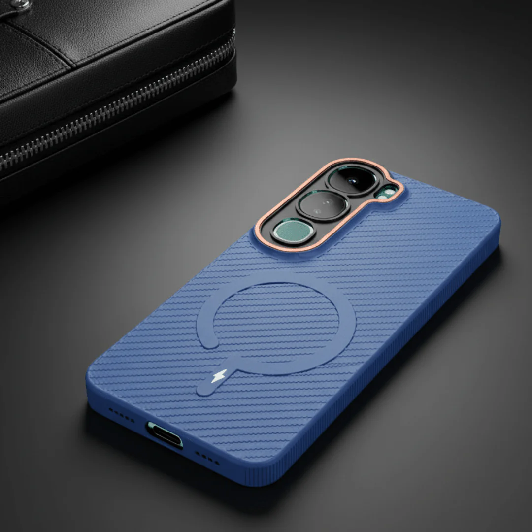 Gripon Dark Blue Silicone Case for Vivo Y300