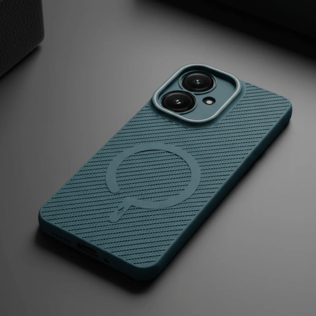 Gripon Green Silicone Case for Poco M6 Pro