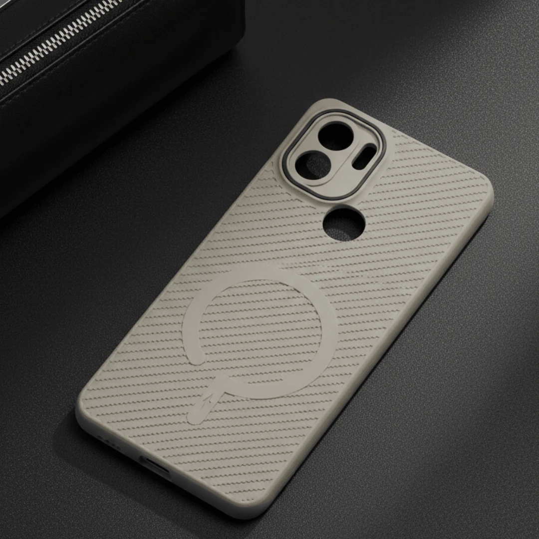 Gripon Grey Silicone Case for POCO C51