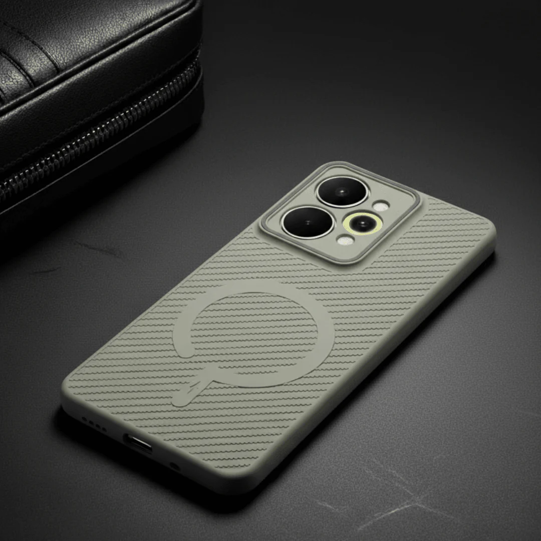 Gripon Grey Silicone Case for Realme 15