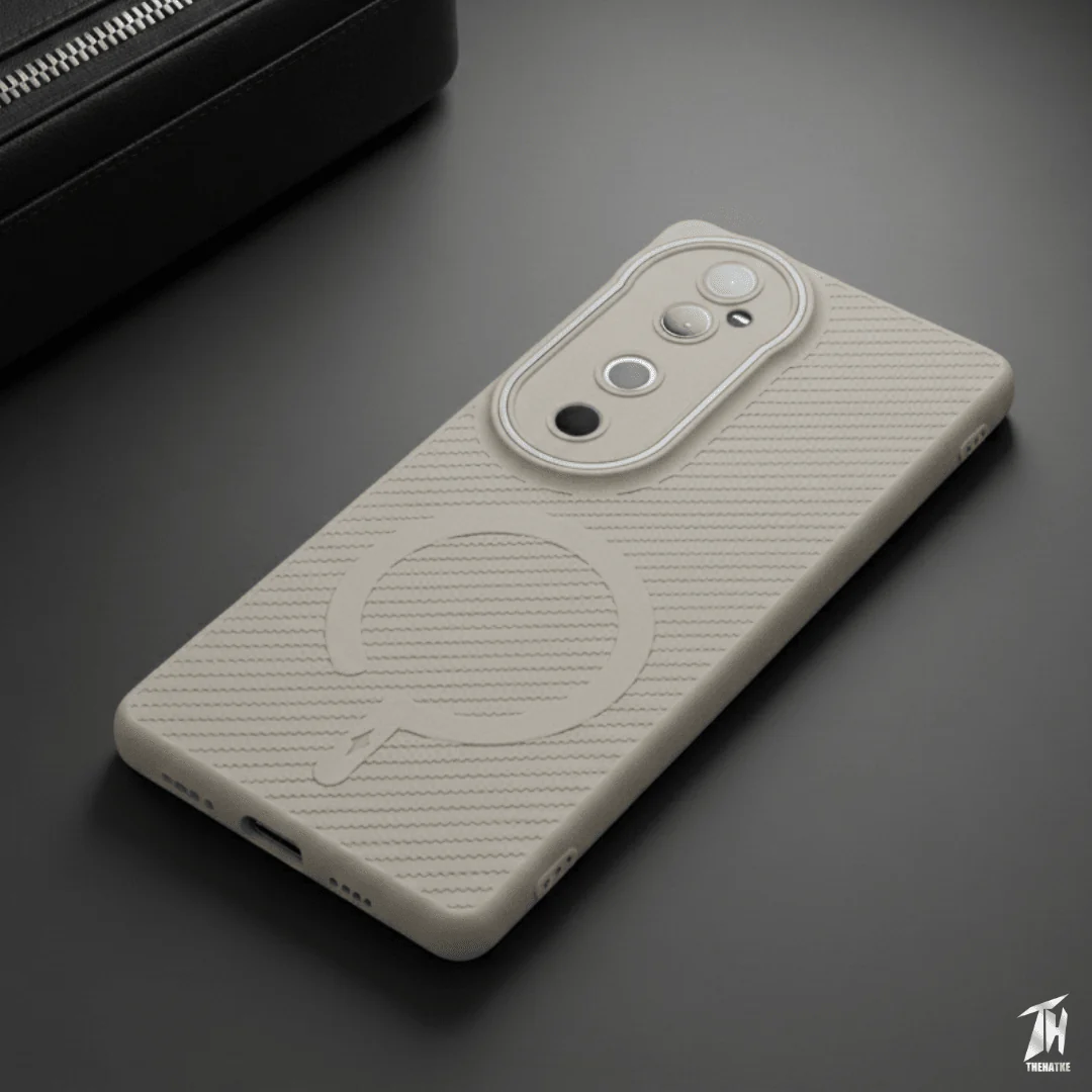 Gripon Grey Silicone Case for Vivo V40