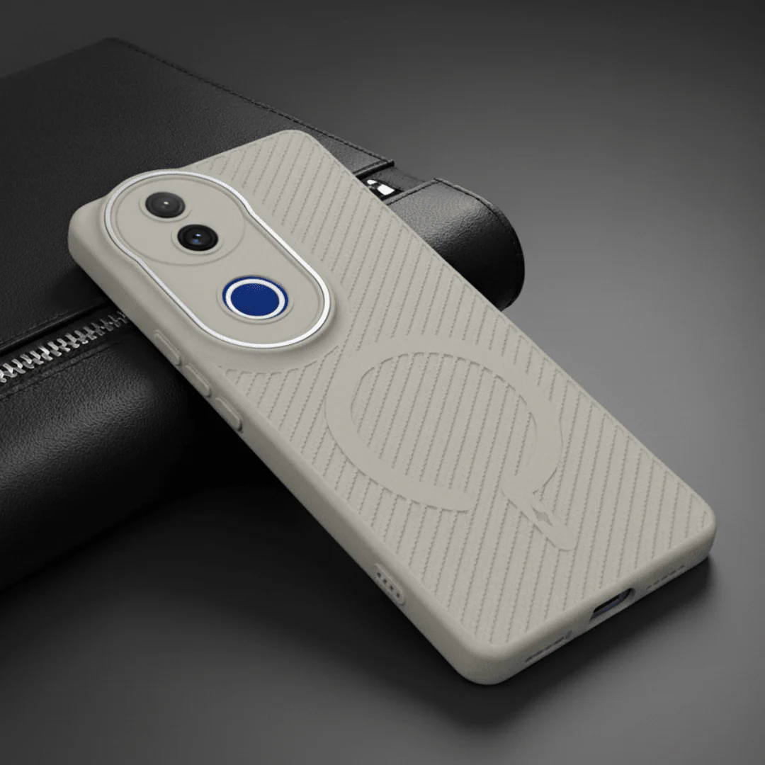 Gripon Grey Silicone Case for Vivo V50e