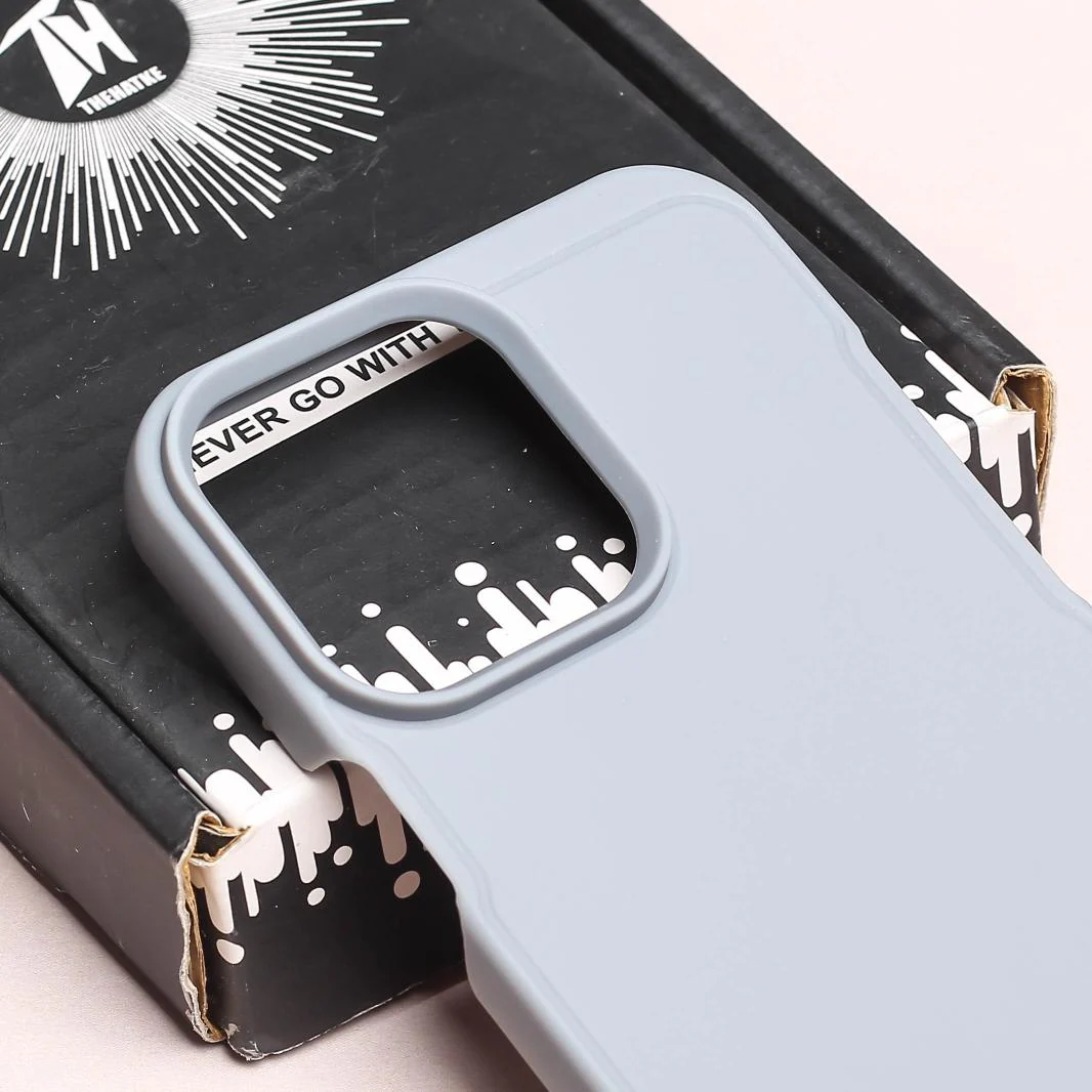GripStand Cloud blue Silicone case for Apple iphone 16 Pro Max - Image 4