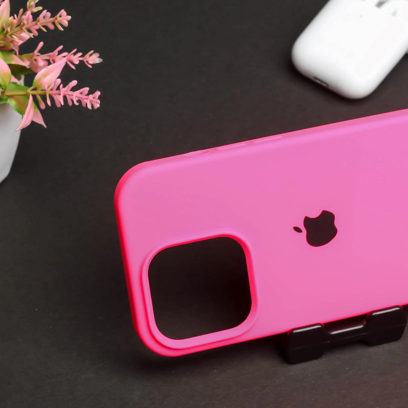 Hot Pink Original Silicone case for Apple iphone 12 pro Max - Image 3
