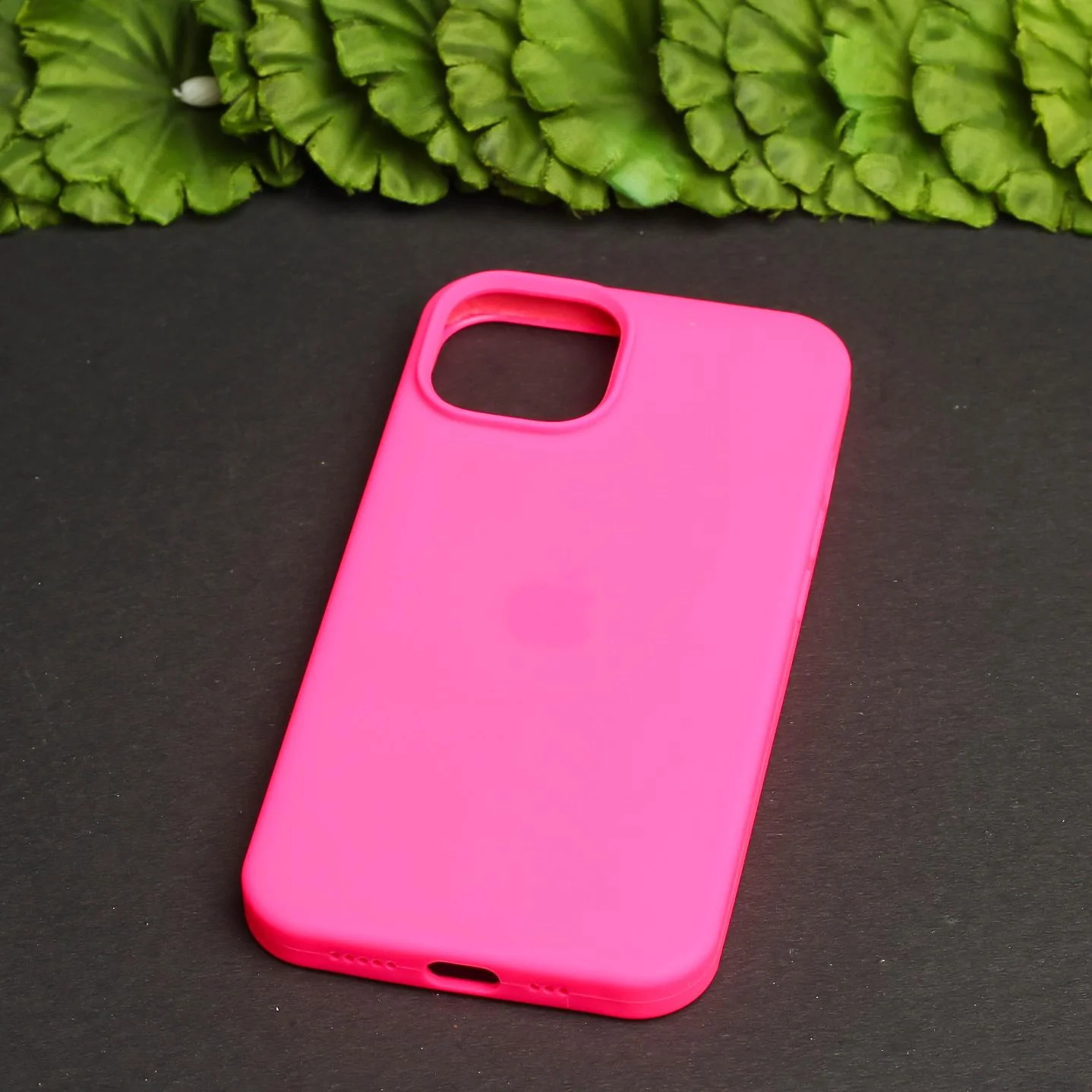 Hot Pink Original Silicone case for Apple iphone 14 Plus - Image 2