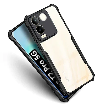 Hybrid Shockproof protective transparent Silicone Case for Vivo T2 Pro - Image 2