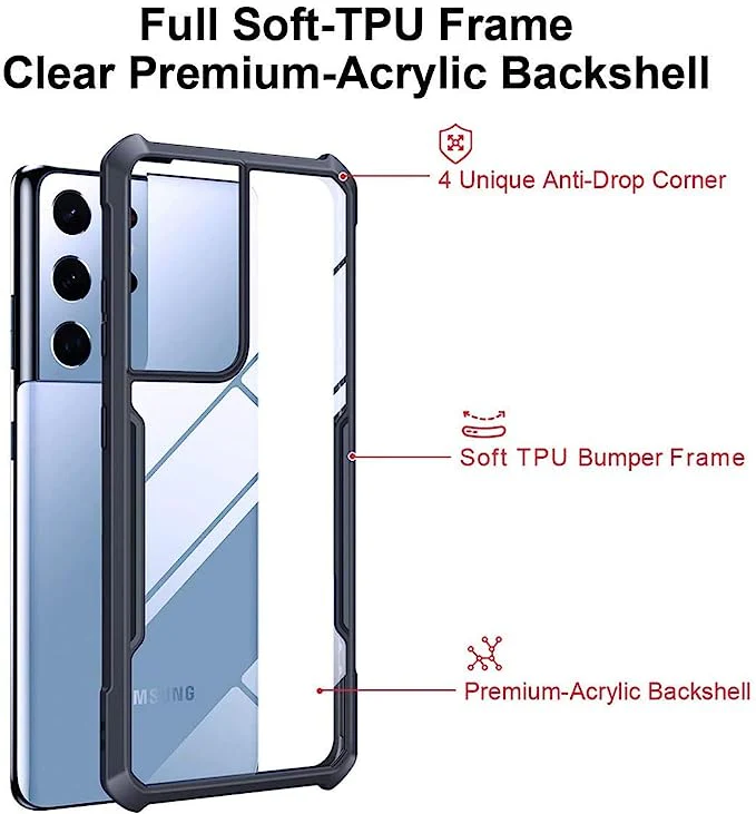 Hybrid Shockproof Silicone Case for Samsung S22 Ultra - Image 2