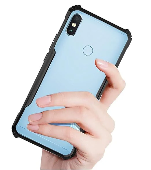 Hybrid Shockproof silicone safe transparent Case Redmi note 7
