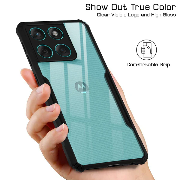 Hybrid Shockproof transparent Silicone Case for Motorola Edge 50