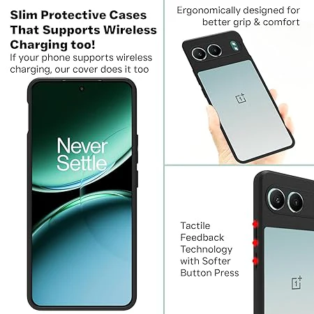 Hybrid Shockproof transparent Silicone Case for Oneplus Nord 4 - Image 3