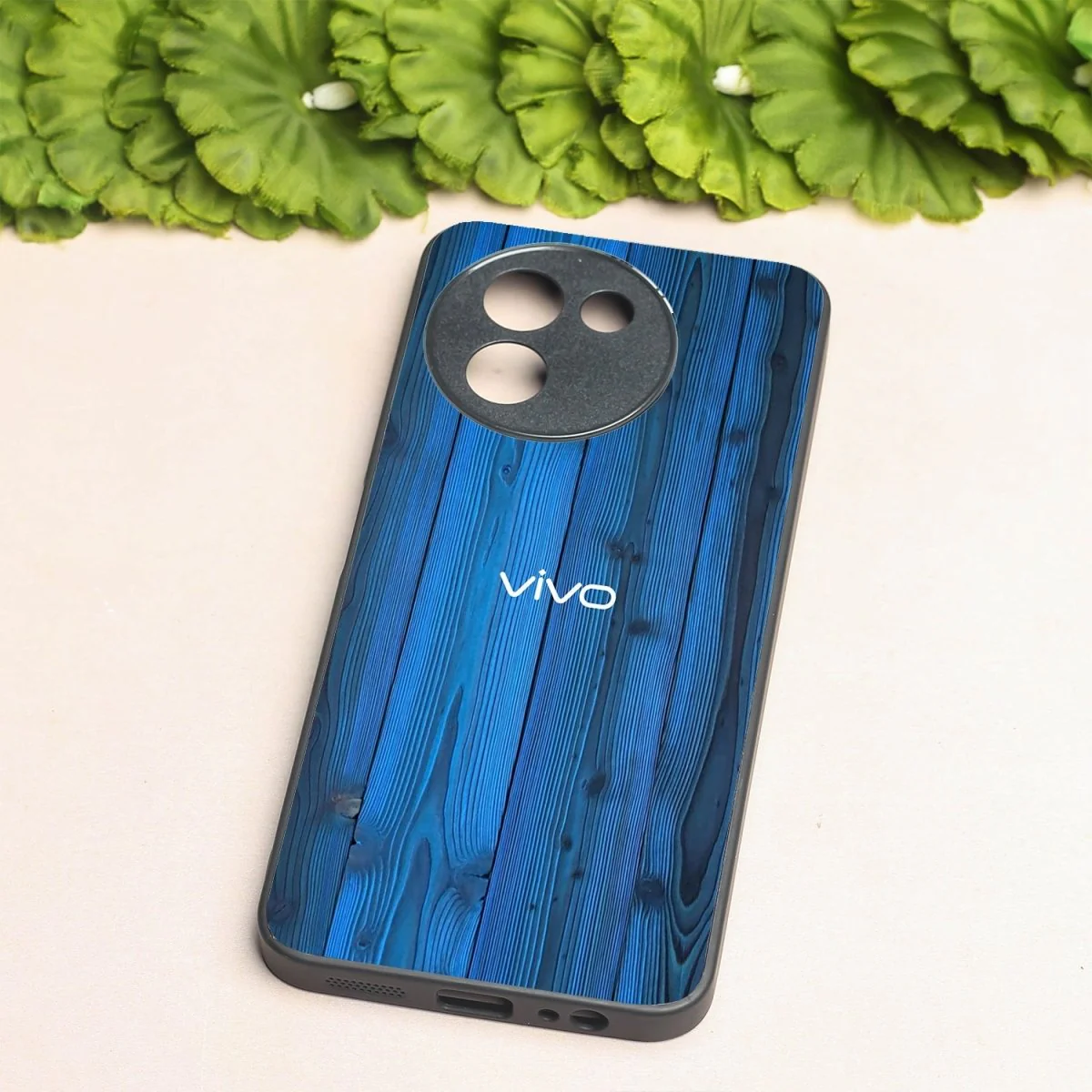 Indigo Planks metal back case for Vivo V30e - Image 2