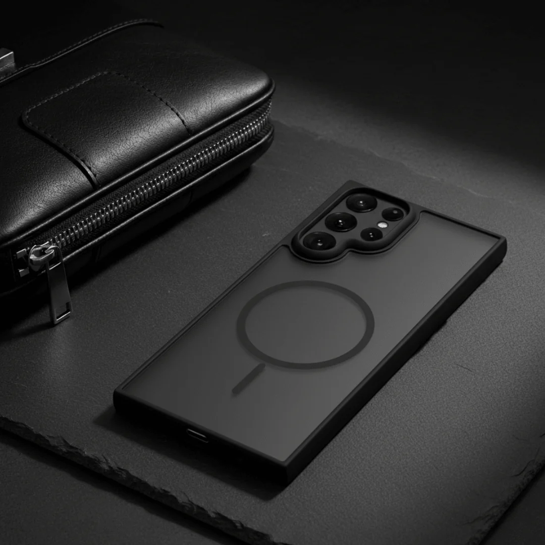 KYRON Black Matte Case for Samsung S22 Ultra
