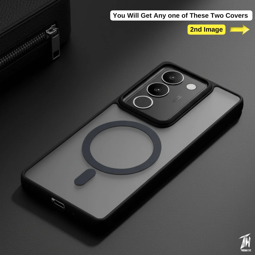 KYRON Black Matte Case for Vivo V27 Pro