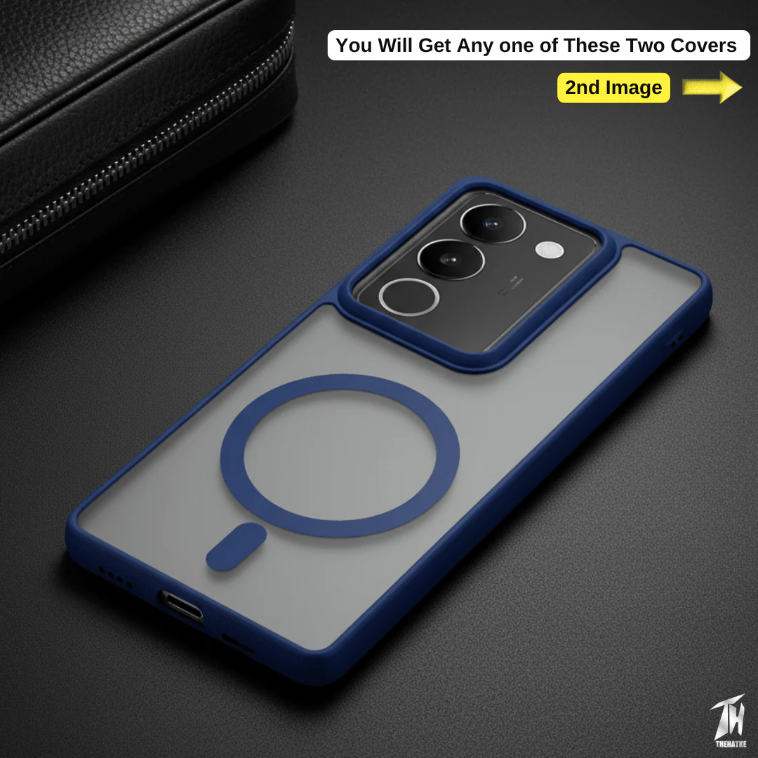 KYRON Dark Blue Matte Case for Vivo V27