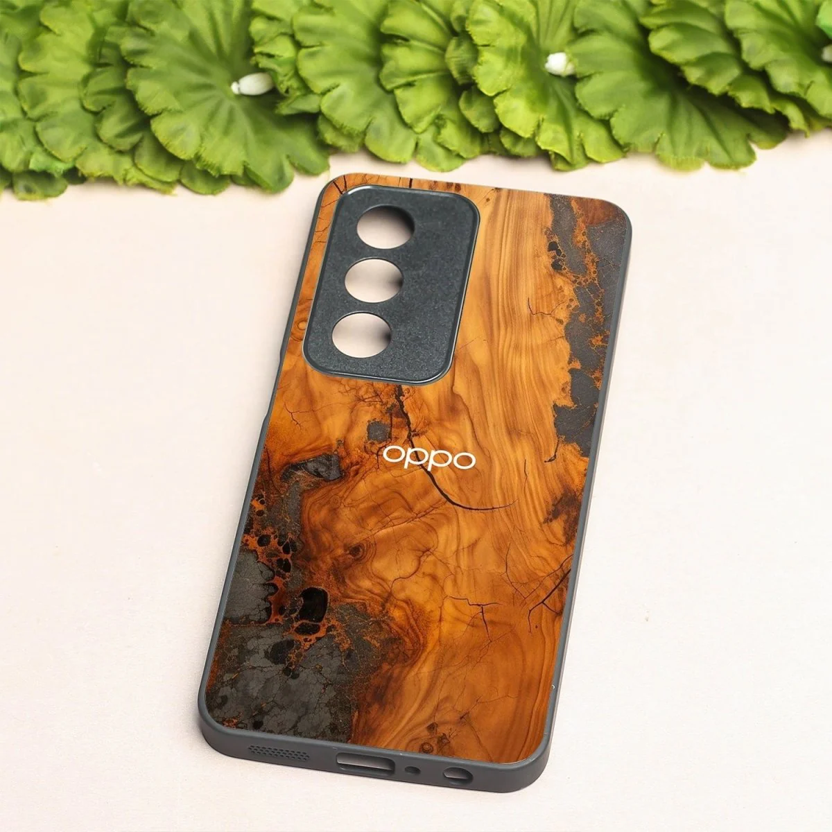 Lava Oak metal back case for Oppo A3 Pro 5g - Image 2