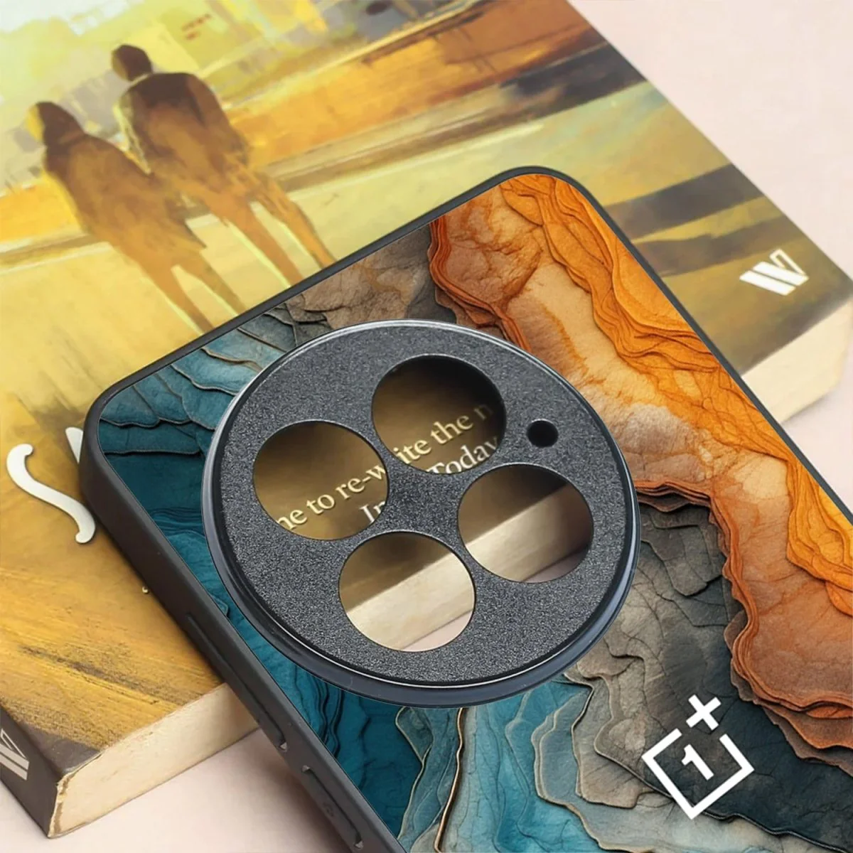 Layered Marble metal back case for Oneplus 13R - Image 3