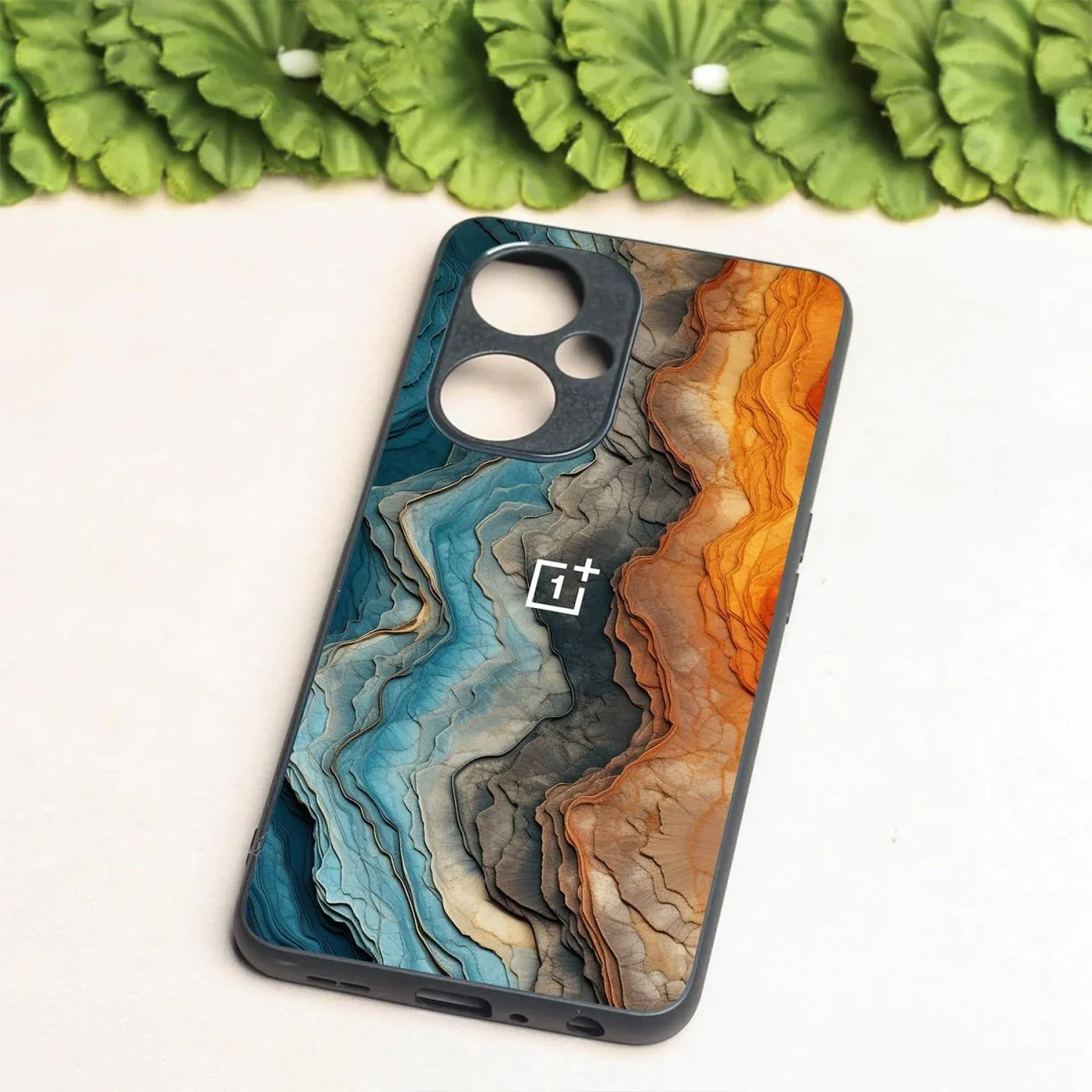 Layered Marble metal back case for Oneplus Nord CE 3 Lite - Image 2
