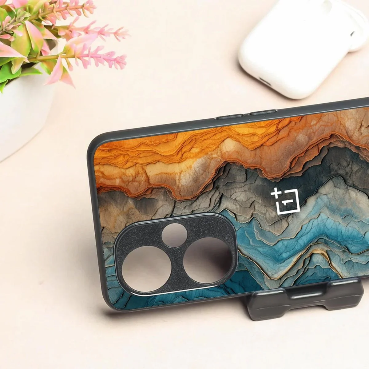 Layered Marble metal back case for Oneplus Nord CE 3 Lite - Image 3